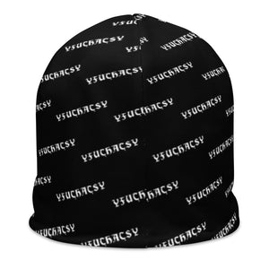 Old English Y FU THATS Y All-Over Print Beanie