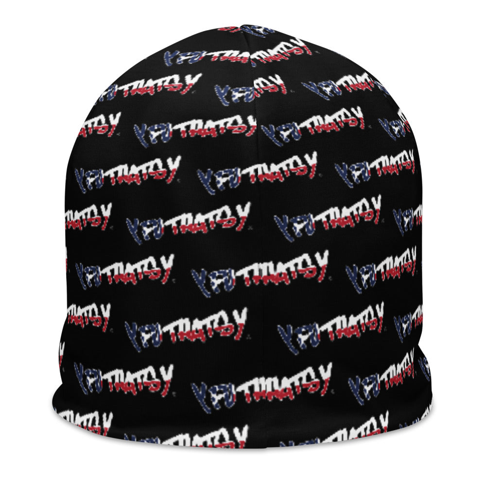 Texas Y FU THATS Y (Texas Flag) All-Over Print Beanie