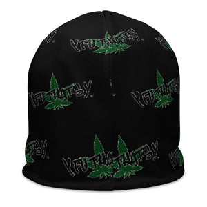 Marijuana Y FU THATS Y All-Over Print Beanie