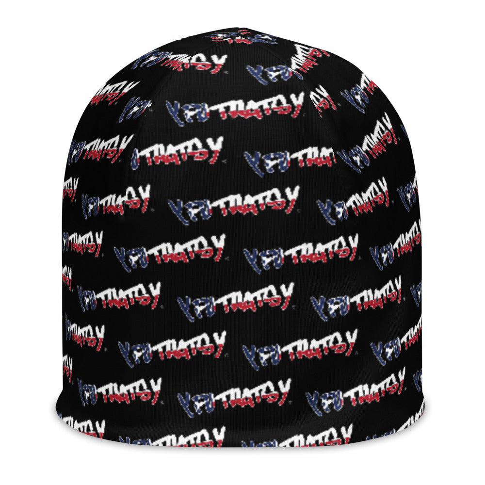 Texas Y FU THATS Y (Texas Flag) All-Over Print Beanie