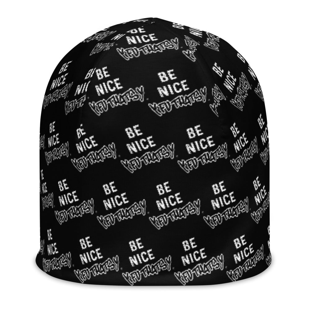 Be Nice Y FU THATS Y All-Over Print Beanie