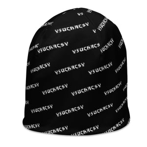 Old English Y FU THATS Y All-Over Print Beanie