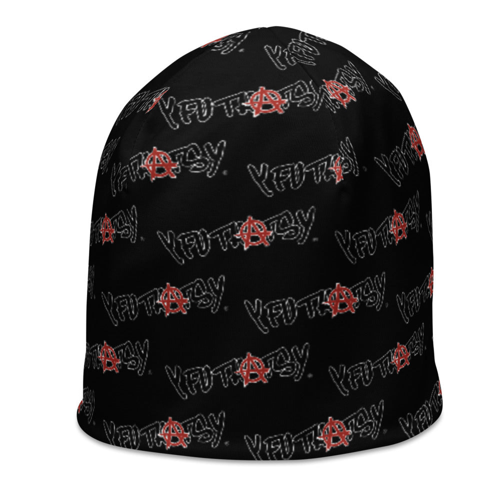 Anarchy Y FU THATS Y All-Over Print Beanie