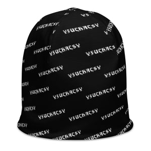 Old English Y FU THATS Y All-Over Print Beanie