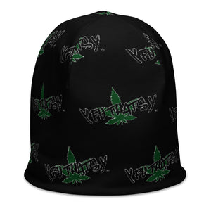 Marijuana Y FU THATS Y All-Over Print Beanie