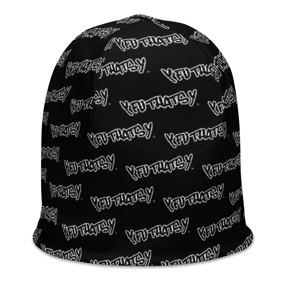 Y FU THATS Y All-Over Print Beanie