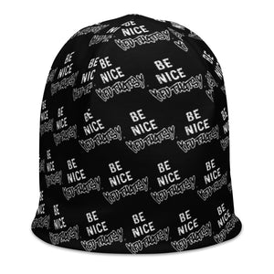 Be Nice Y FU THATS Y All-Over Print Beanie