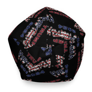 TRUMP 2024 Y FU THATS Y (American Flag) All-Over Print Beanie