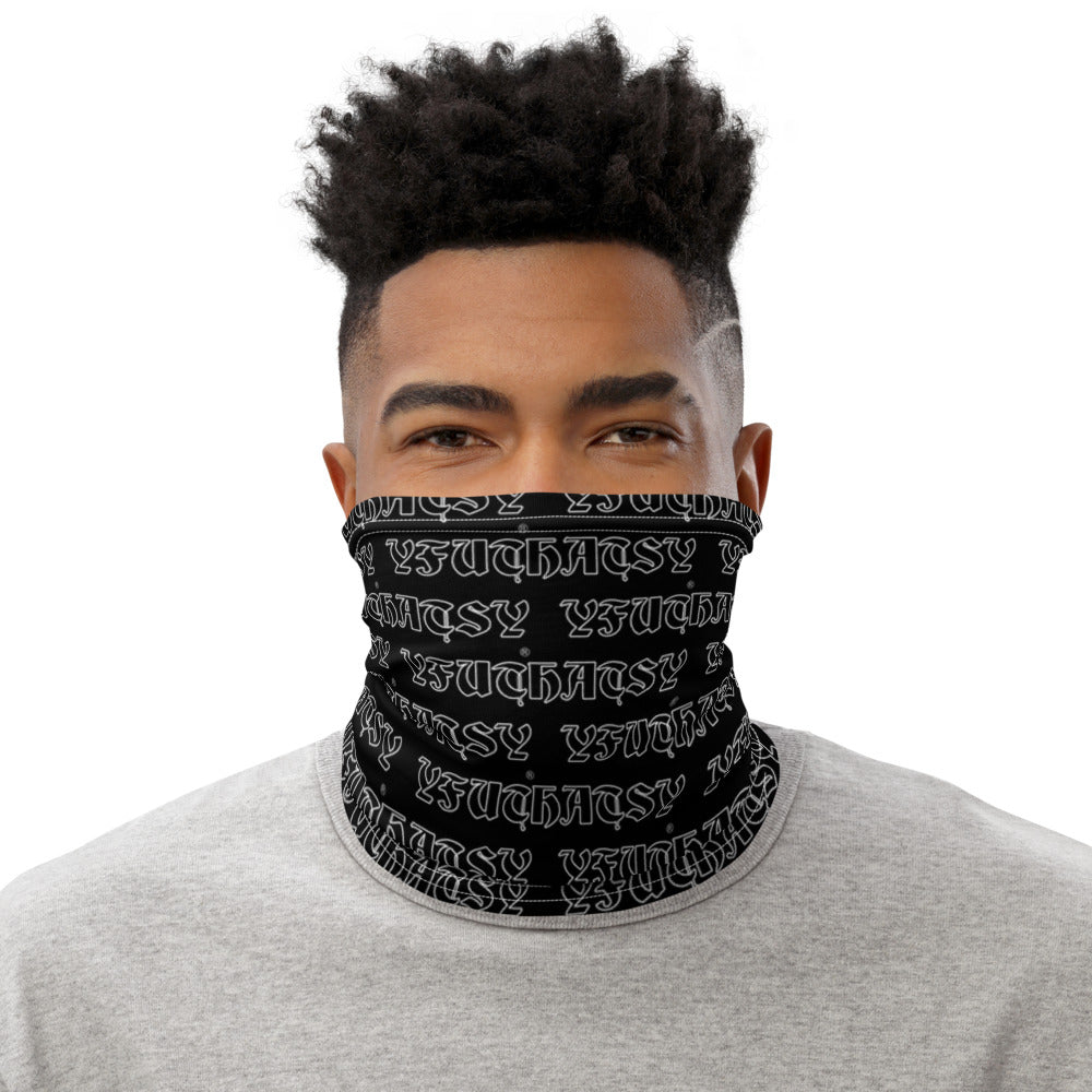 Old English Y FU THATS Y Neck Gaiter