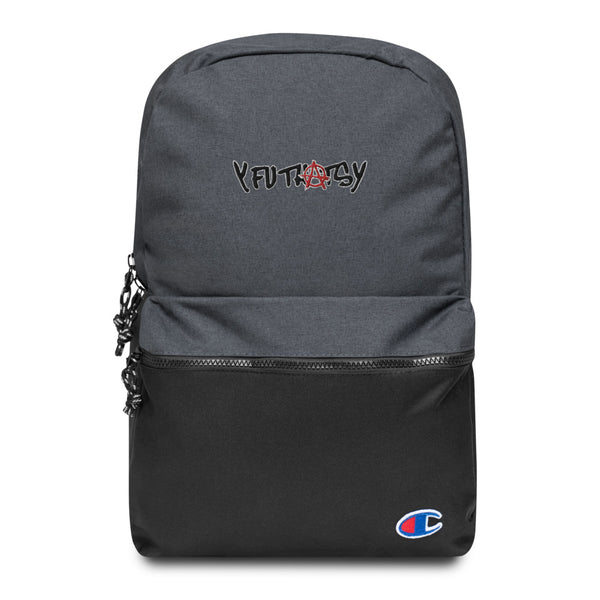 Anarchy Y FU THATS Y Embroidered Champion Backpack – YFUTHATSY