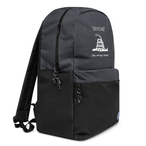 Non Impune Feres Y FU THATS Y (Latin, "You Shall Not Go Unpunished")Embroidered Champion Backpack