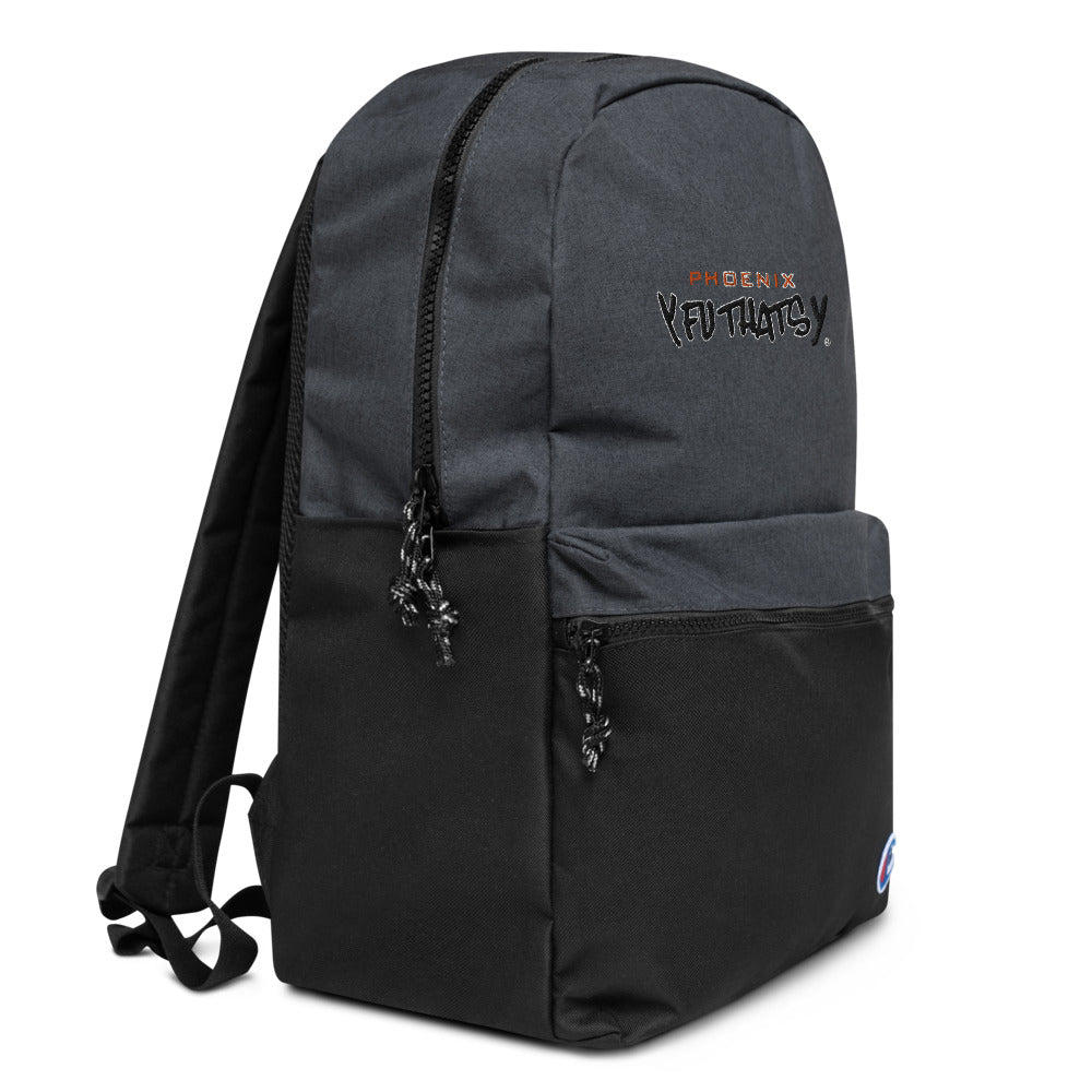 Phoenix Y FU THATS Y Embroidered Champion Backpack