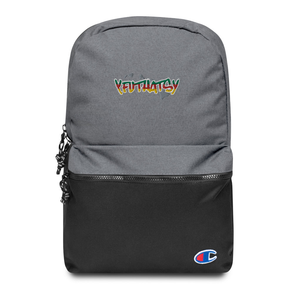 Hawaii Y FU THATS Y (Hawaiian Islands) Embroidered Champion Backpack