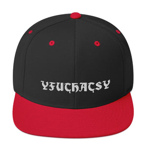 Old English Y FU THATS Y Snapback Hat