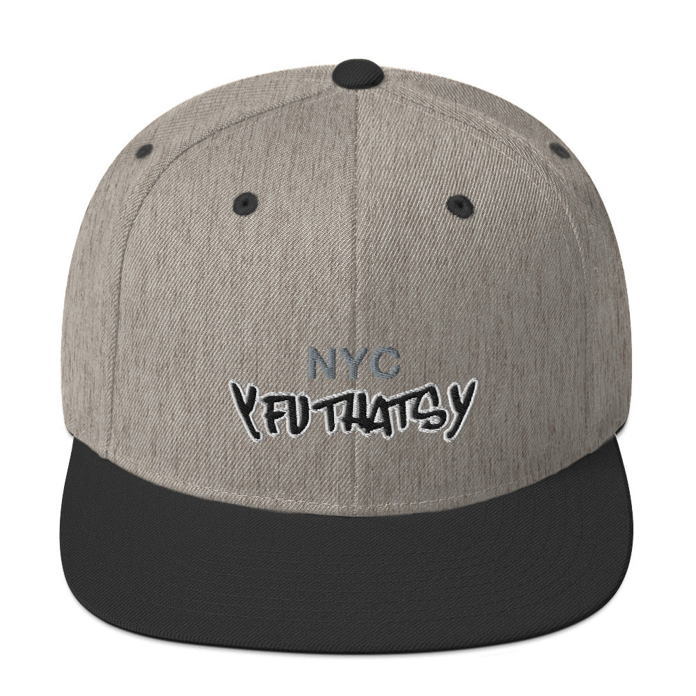 NYC Y FU THATS Y (New York City) Snapback Hat