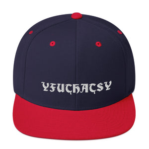 Old English Y FU THATS Y Snapback Hat