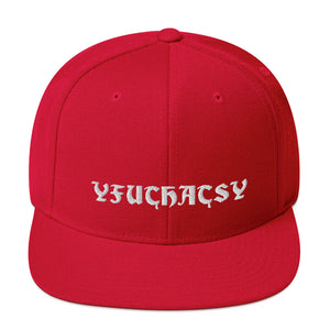 Old English Y FU THATS Y Snapback Hat