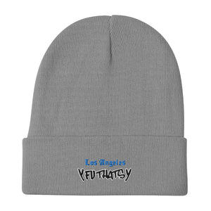 Los Angeles Y FU THATS Y (L.A) Embroidered Beanie