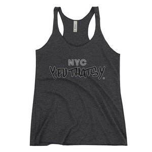 Women's Racerback Tank, Y FU THATS Y, NYC