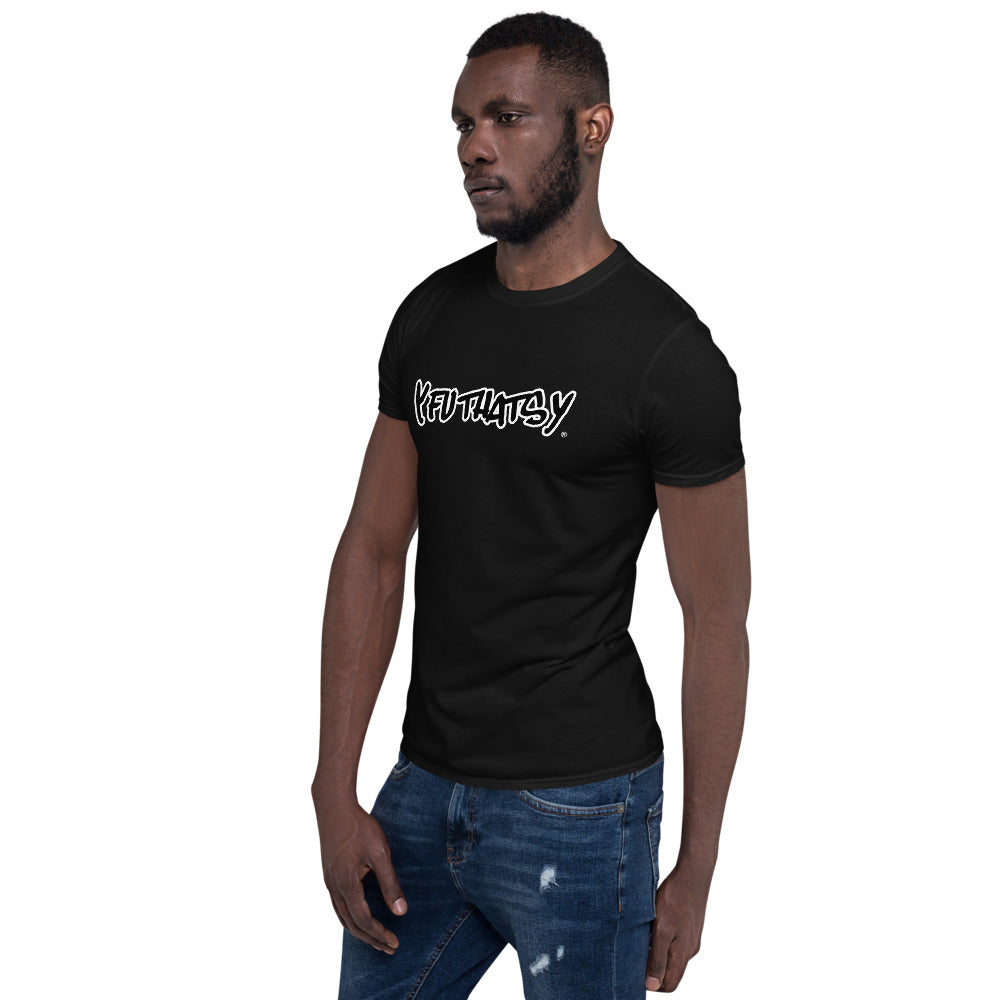 Y FU THATS Y (White Outline) Short-Sleeve Unisex T-Shirt