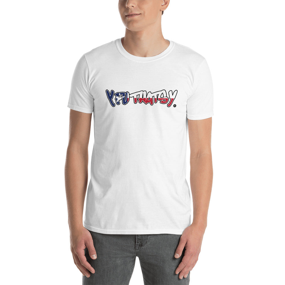 Texas Y FU THATS Y (Texas Flag) Short-Sleeve Unisex T-Shirt