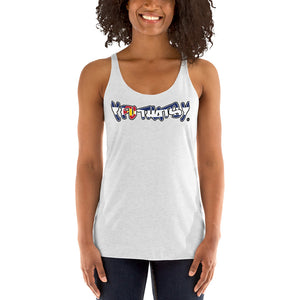 Colorado Flag Y FU THATS Y Women's Racerback Tank