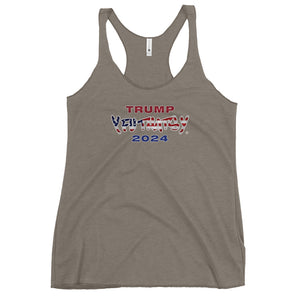 TRUMP 2024 Y FU THATS Y Women's Racerback Tank